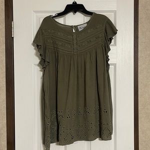 Wrangler Women’s Dark Green Top